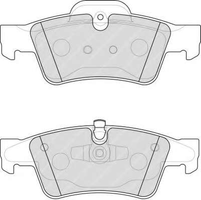 Комплект тормозных колодок, дисковый тормоз