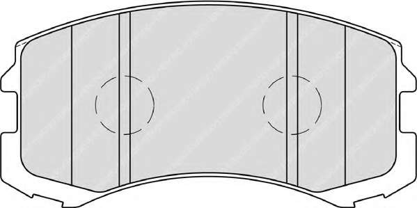Комплект тормозных колодок, дисковый тормоз