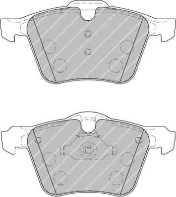 Комплект тормозных колодок, дисковый тормоз