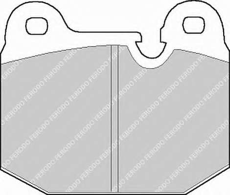 Комплект тормозных колодок, дисковый тормоз