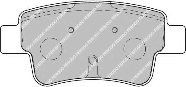 Комплект тормозных колодок, дисковый тормоз