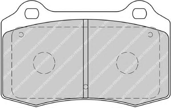Комплект тормозных колодок, дисковый тормоз
