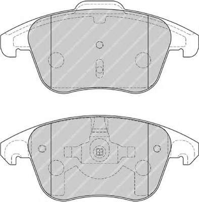 Комплект тормозных колодок, дисковый тормоз