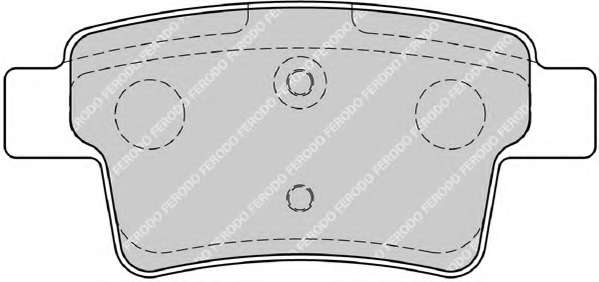 Комплект тормозных колодок, дисковый тормоз