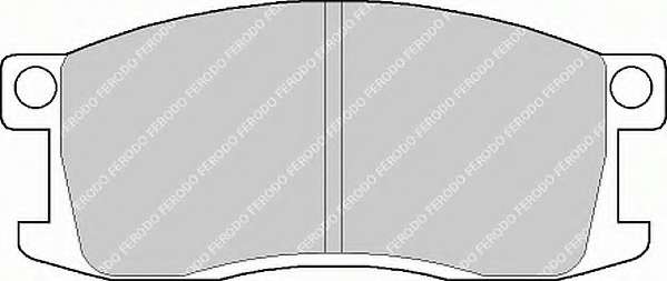 Комплект тормозных колодок, дисковый тормоз