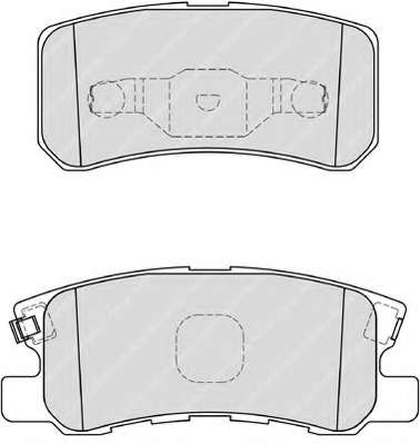 Комплект тормозных колодок, дисковый тормоз