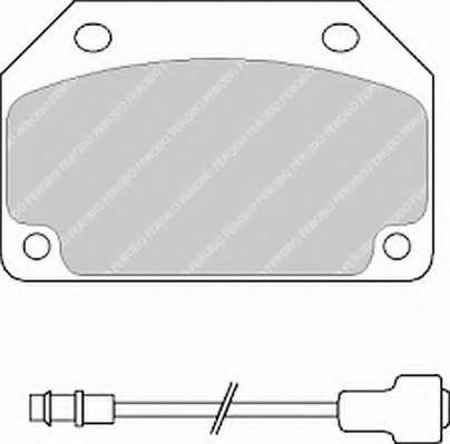 Комплект тормозных колодок, дисковый тормоз