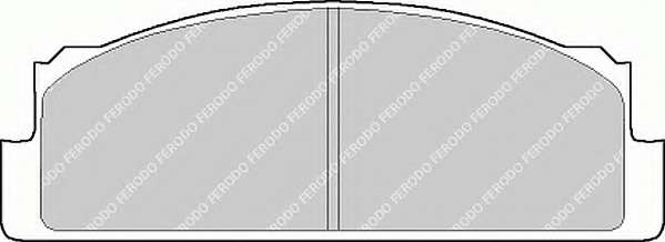 Комплект тормозных колодок, дисковый тормоз