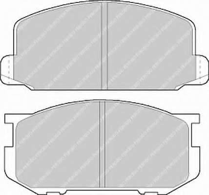 Комплект тормозных колодок, дисковый тормоз