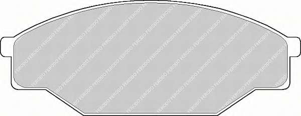 Комплект тормозных колодок, дисковый тормоз