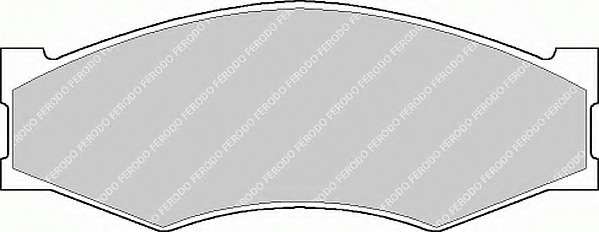 Комплект тормозных колодок, дисковый тормоз