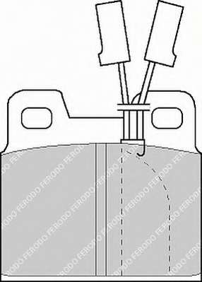 Комплект тормозных колодок, дисковый тормоз