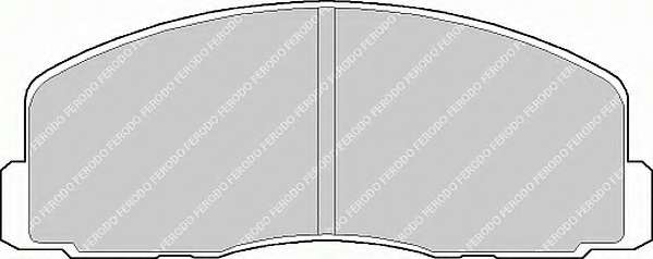 Комплект тормозных колодок, дисковый тормоз