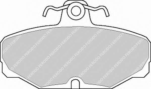 Комплект тормозных колодок, дисковый тормоз