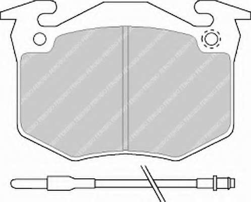 Комплект тормозных колодок, дисковый тормоз