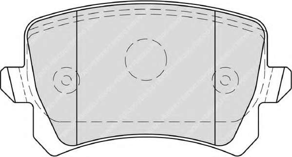 Комплект тормозных колодок, дисковый тормоз