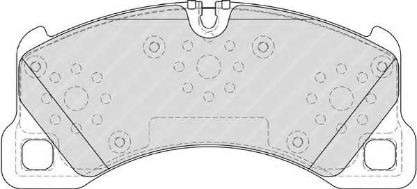 Комплект тормозных колодок, дисковый тормоз
