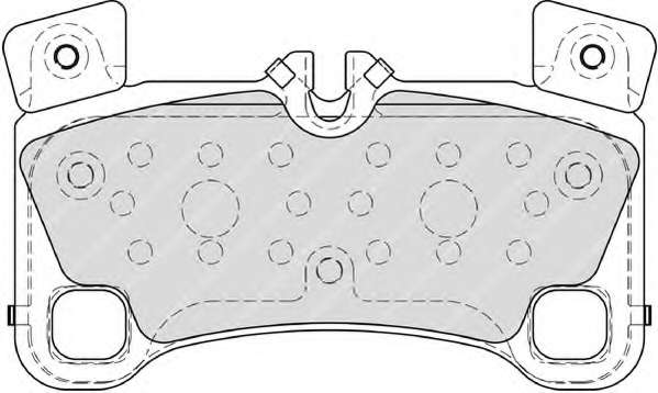 Комплект тормозных колодок, дисковый тормоз