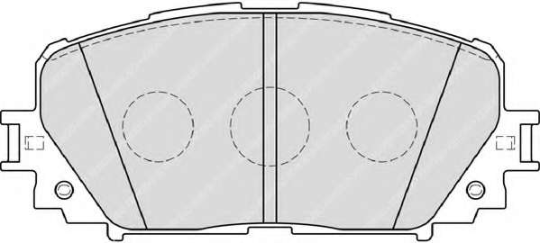 Комплект тормозных колодок, дисковый тормоз