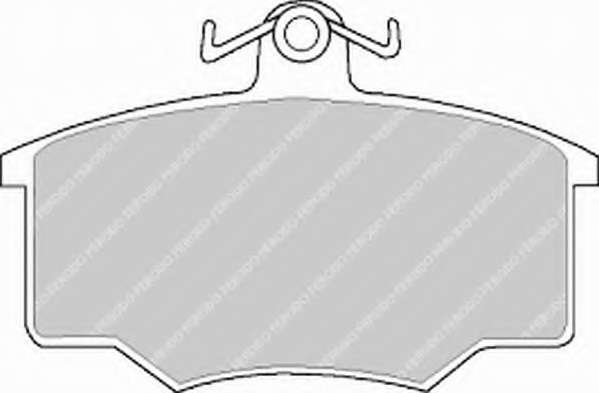 Комплект тормозных колодок, дисковый тормоз