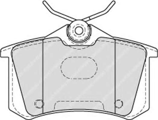 Комплект тормозных колодок, дисковый тормоз