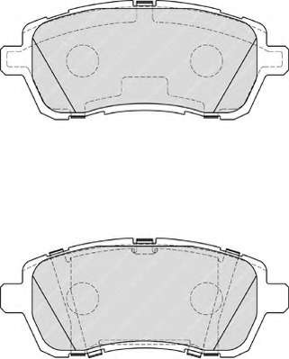 Комплект тормозных колодок, дисковый тормоз
