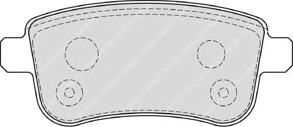 Комплект тормозных колодок, дисковый тормоз