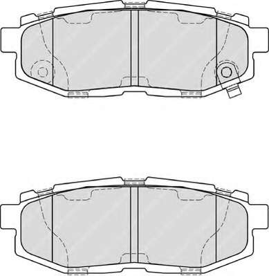 Комплект тормозных колодок, дисковый тормоз