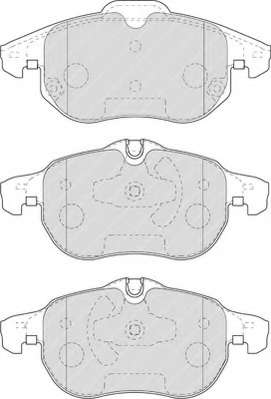 Комплект тормозных колодок, дисковый тормоз