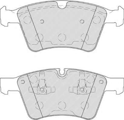 Комплект тормозных колодок, дисковый тормоз