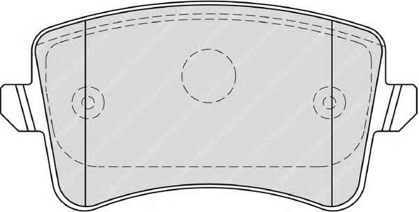 Комплект тормозных колодок, дисковый тормоз