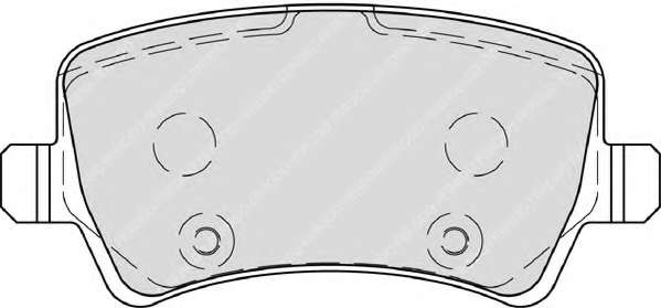 Комплект тормозных колодок, дисковый тормоз