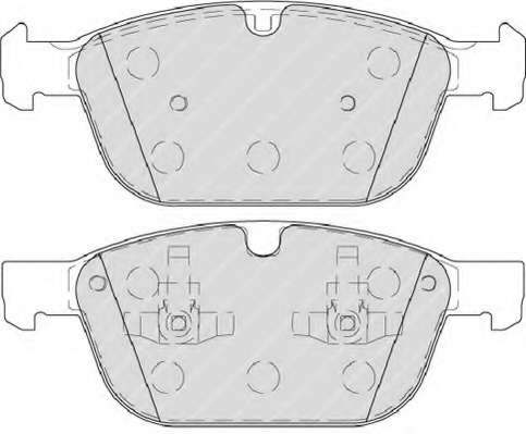 Комплект тормозных колодок, дисковый тормоз
