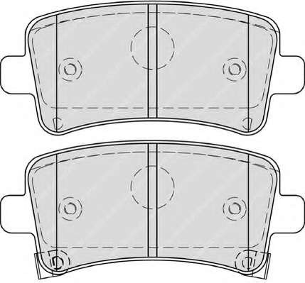 Комплект тормозных колодок, дисковый тормоз