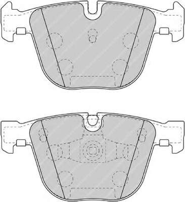 Комплект тормозных колодок, дисковый тормоз
