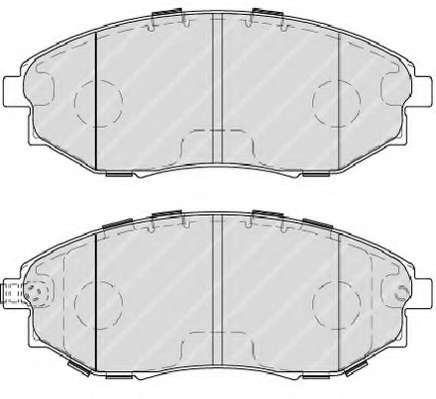 Комплект тормозных колодок, дисковый тормоз