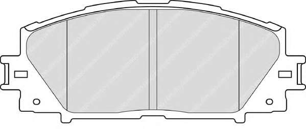 Комплект тормозных колодок, дисковый тормоз