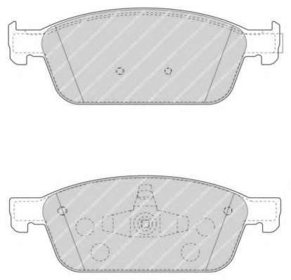 Комплект тормозных колодок, дисковый тормоз