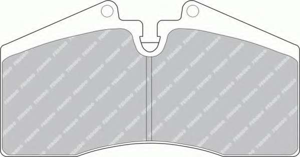 Комплект тормозных колодок, дисковый тормоз