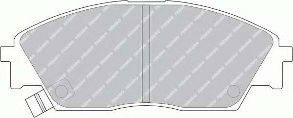 Комплект тормозных колодок, дисковый тормоз