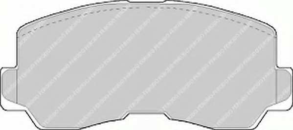 Комплект тормозных колодок, дисковый тормоз