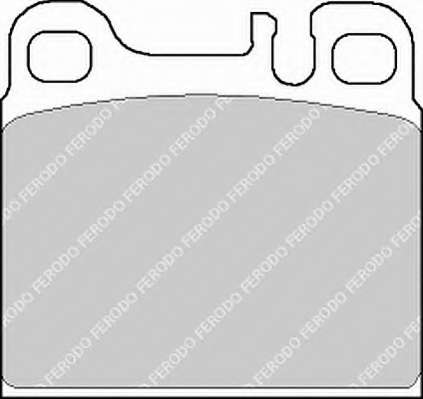 Комплект тормозных колодок, дисковый тормоз
