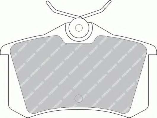 Комплект тормозных колодок, дисковый тормоз