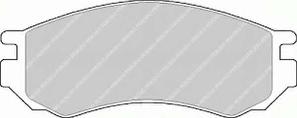 Комплект тормозных колодок, дисковый тормоз