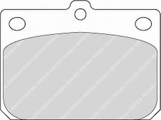 Комплект тормозных колодок, дисковый тормоз
