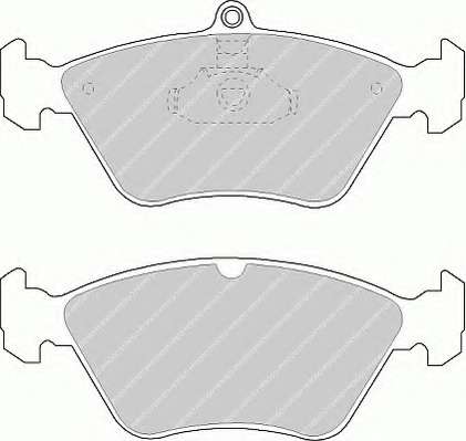 Комплект тормозных колодок, дисковый тормоз