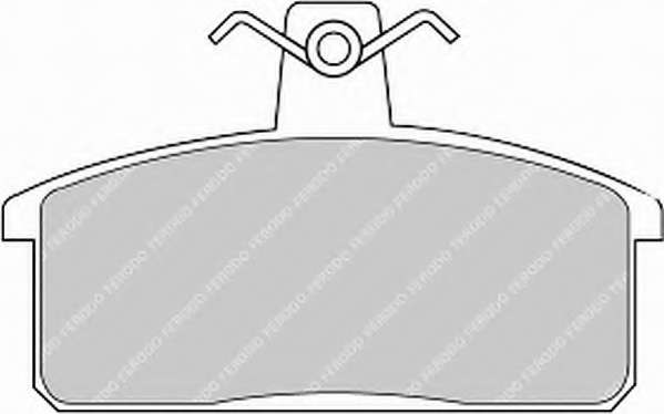 Комплект тормозных колодок, дисковый тормоз