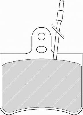 Комплект тормозных колодок, дисковый тормоз