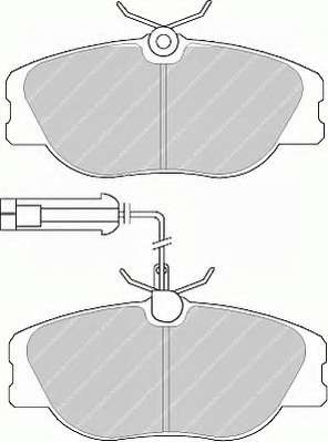 Комплект тормозных колодок, дисковый тормоз