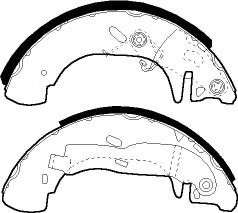 Комплект тормозных колодок